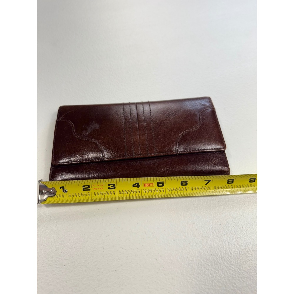 Burton Genuine‎ Leather Brown Clutch Wallet Bifold Organizer Womens - Picture 6 of 7